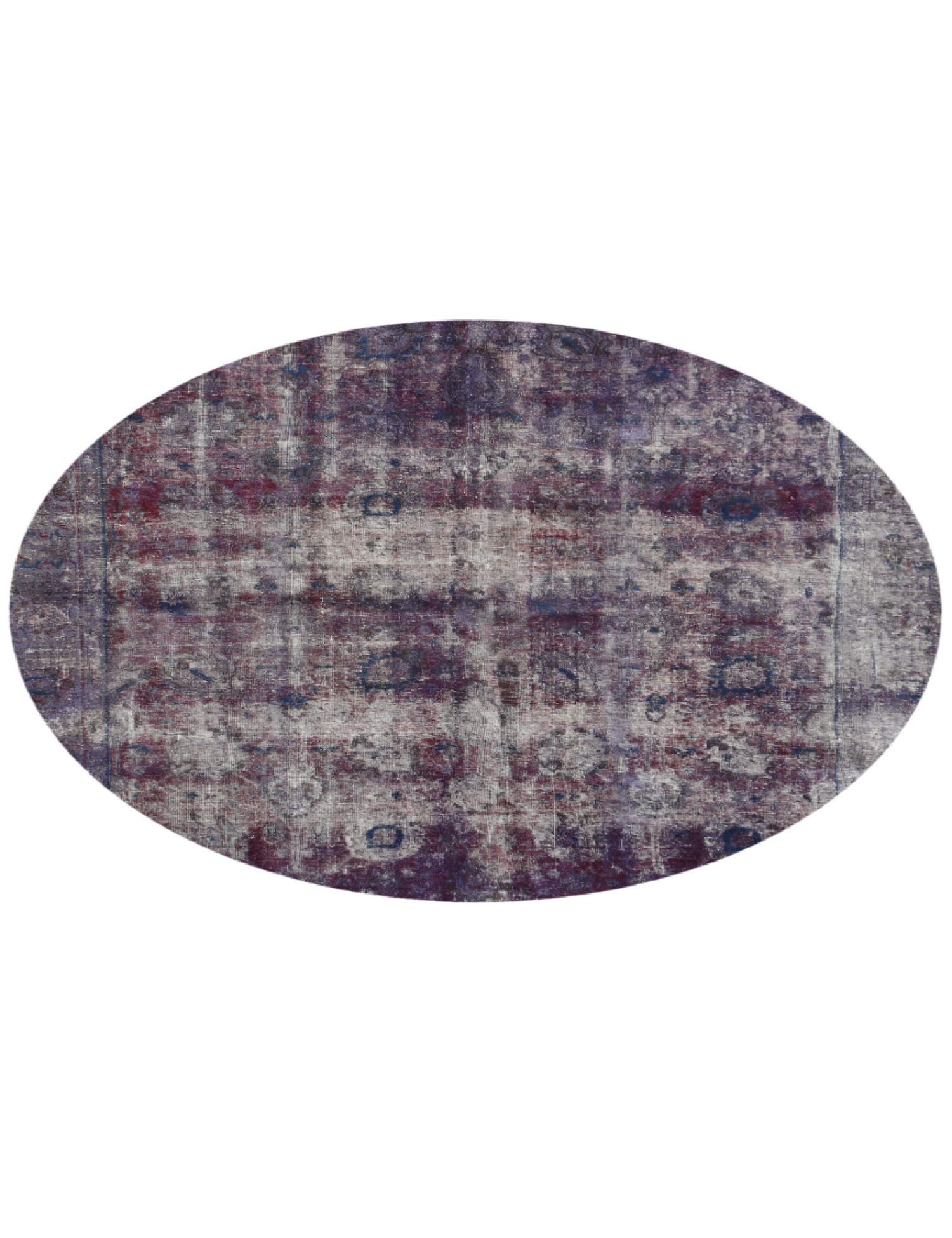 Rund Vintage Teppich rund   lila <br/>275 x 275 cm