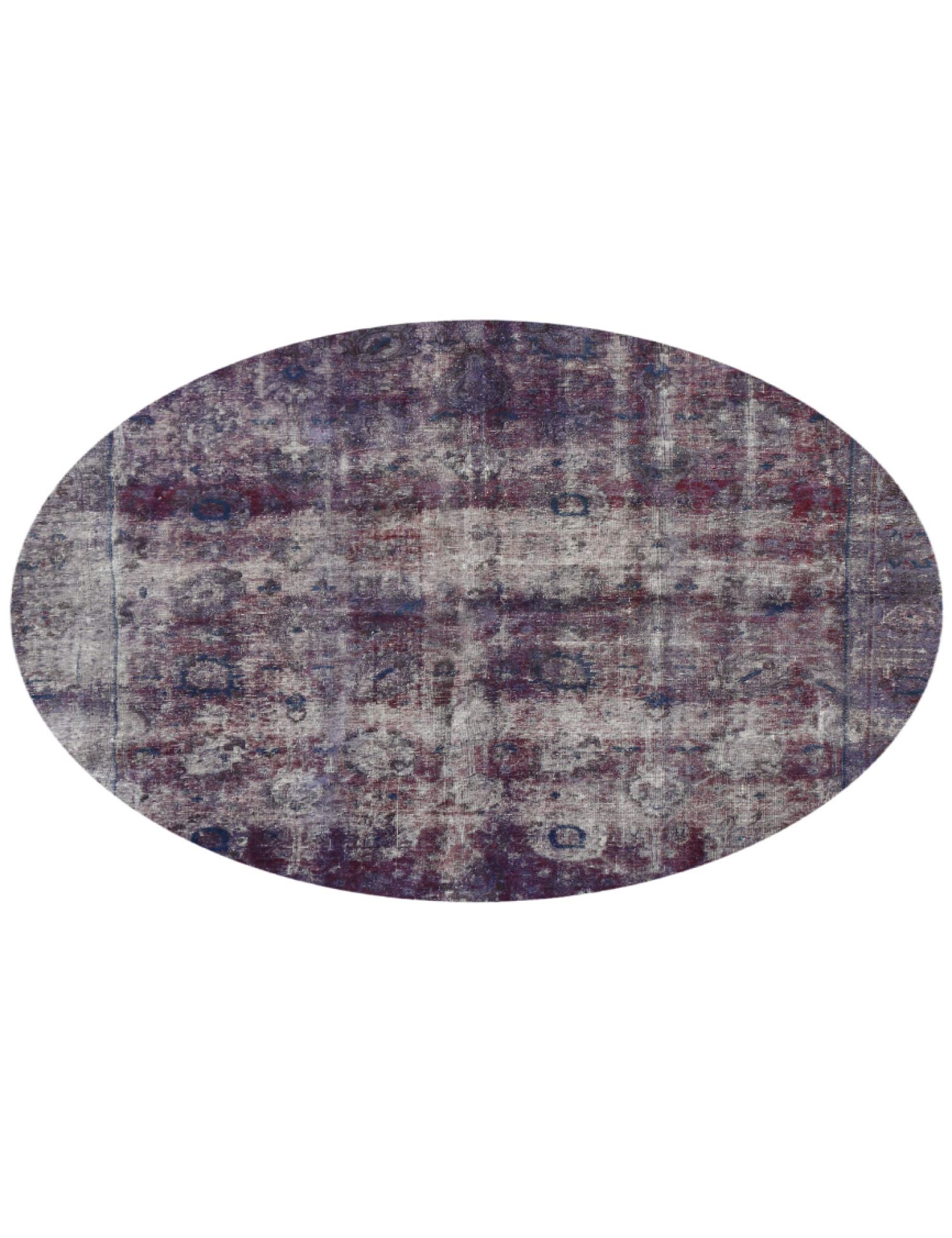 Rund Vintage Teppich rund   lila <br/>275 x 275 cm