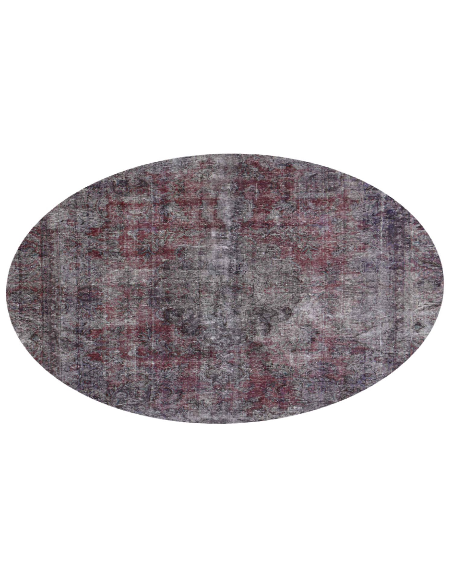 Rund Vintage Teppich und  lila <br/>272 x 272 cm
