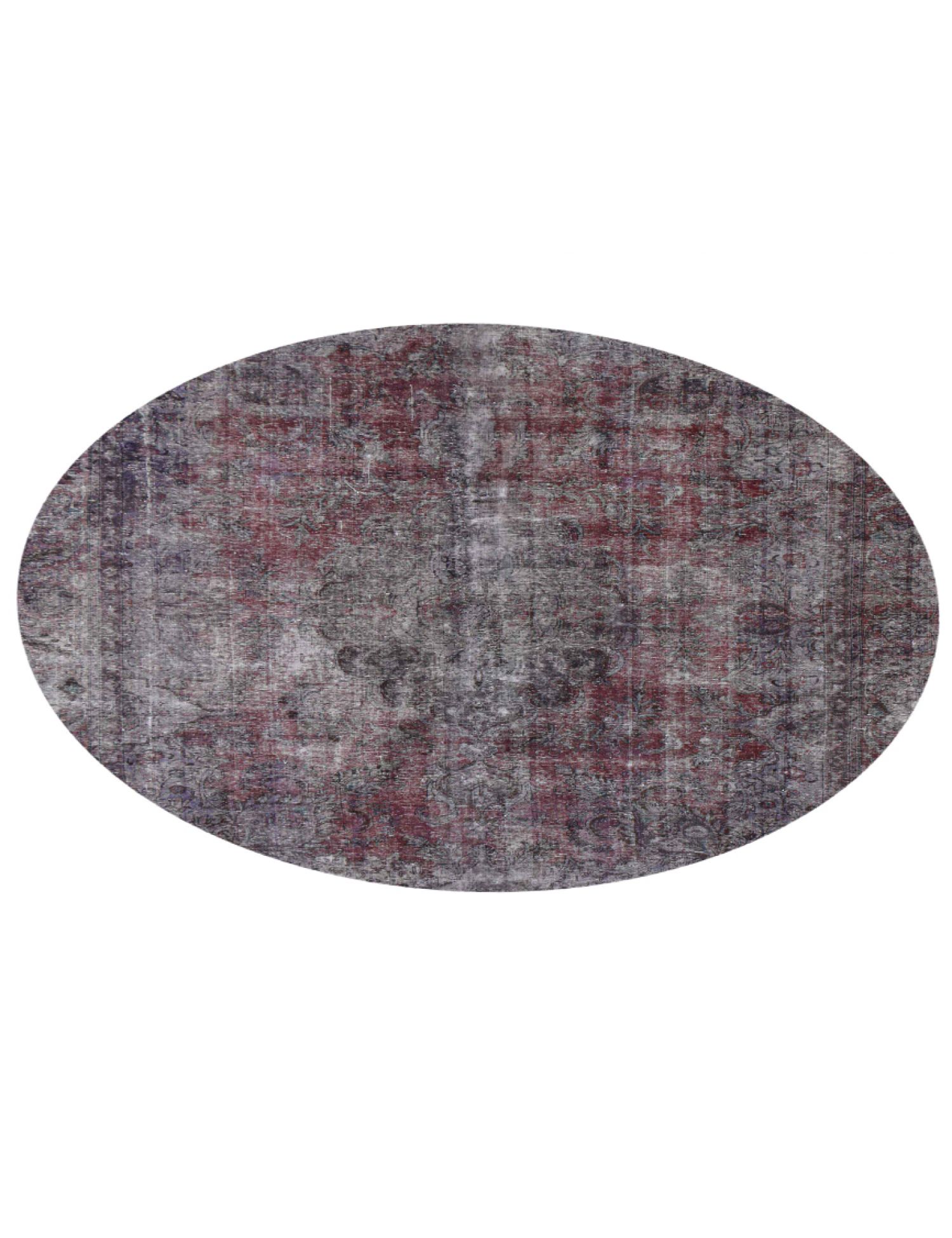 Rund Vintage Teppich und  lila <br/>272 x 272 cm