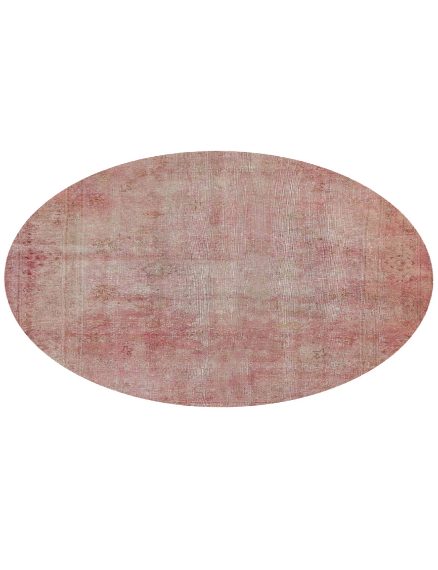 Rund Vintage Teppich rund  rosa <br/>240 x 240 cm