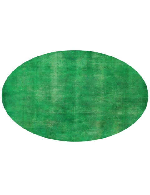 Grün Persien Vintage Teppich rund  260 x 260 cm