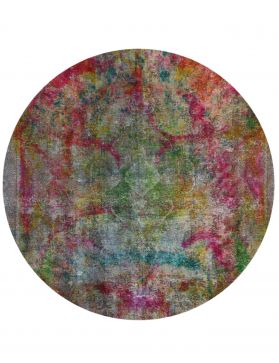 Vintage Carpet round 257 x 257 multicolor 