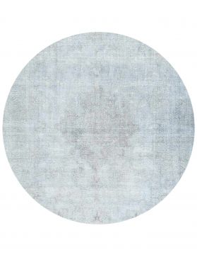 Rund Vintage Perserteppich rund  grau <br/>301 x 301 cm