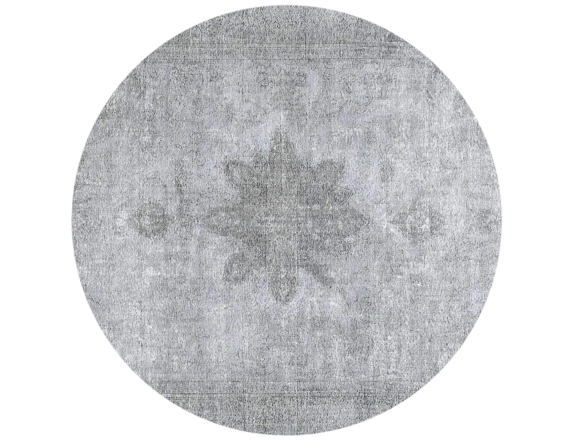 Rund Vintage Perserteppich rund  grau <br/>262 x 262 cm