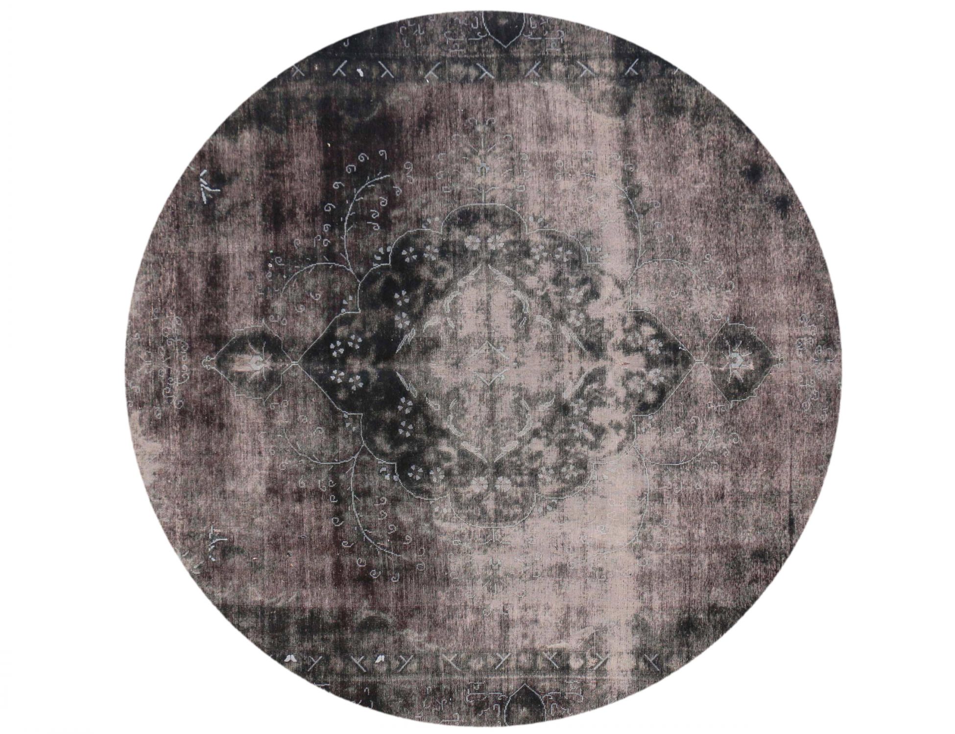 Tapis Vintage  noir <br/>266 x 266 cm