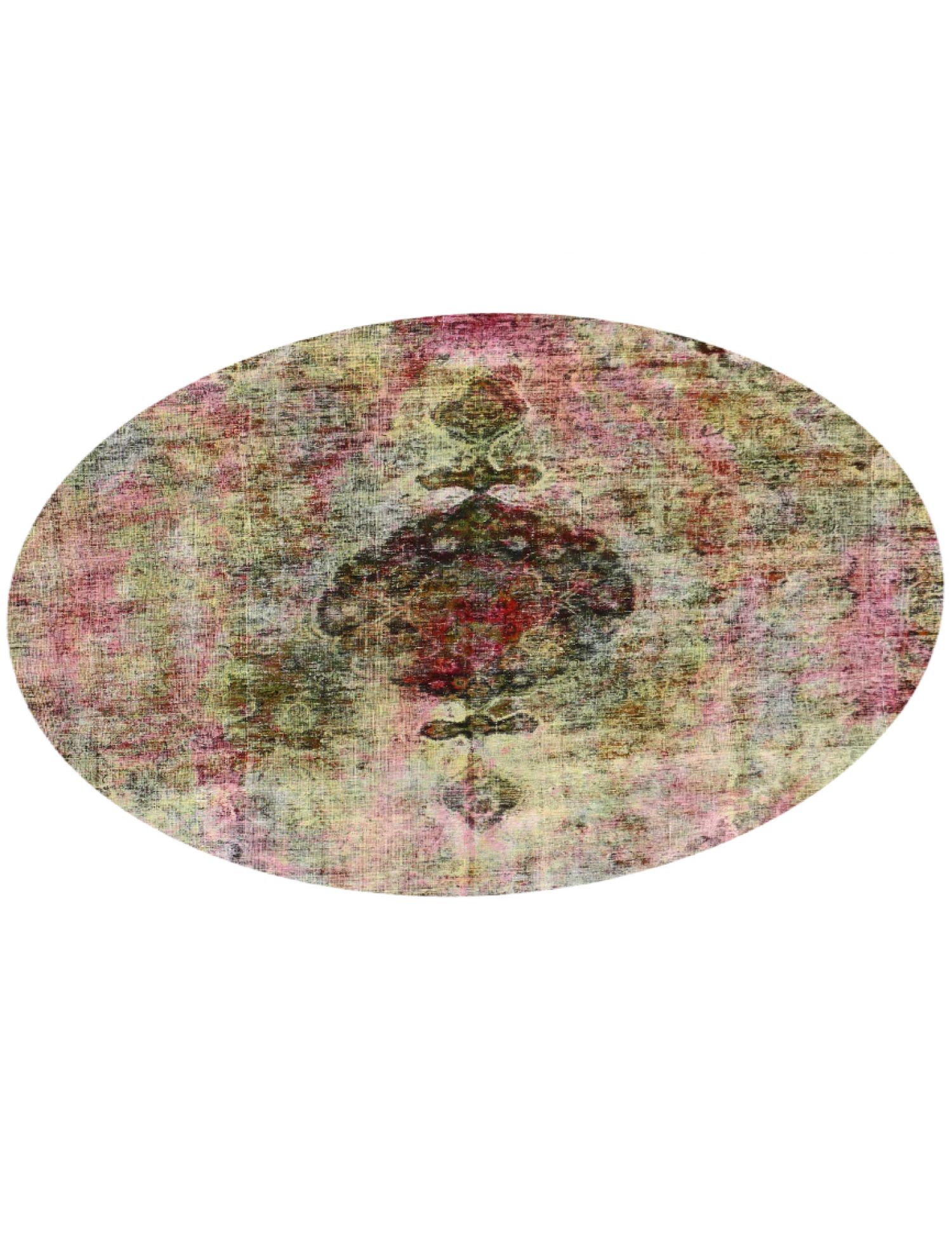 Vintage Teppich rund  mehrfarbig <br/>246 x 246 cm