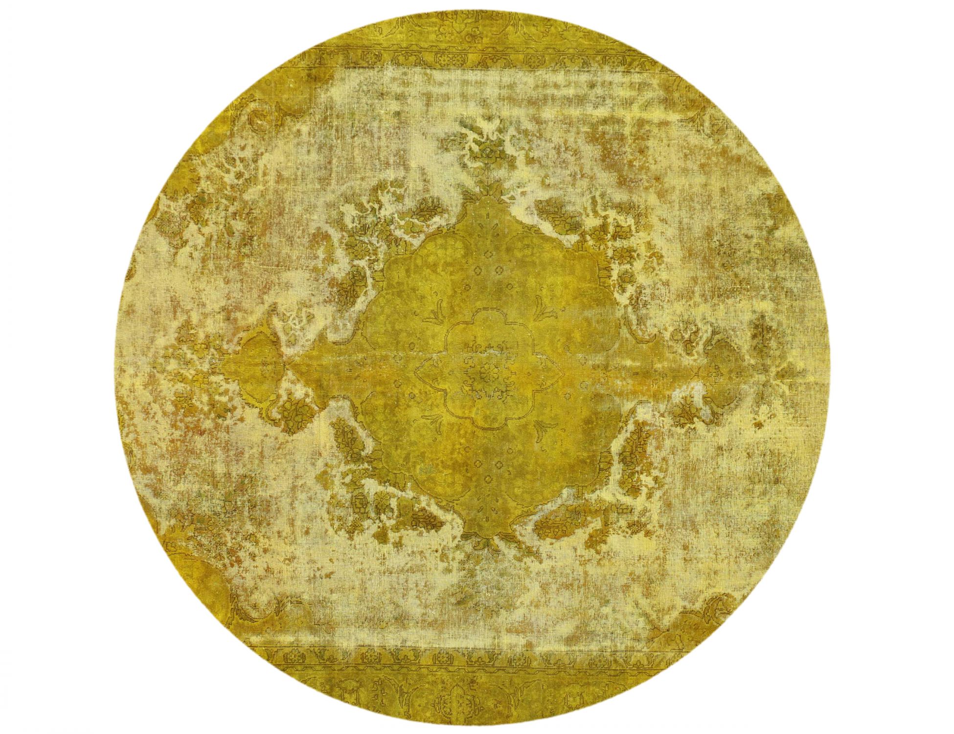 Tappeto Vintage  giallo <br/>264 x 264 cm