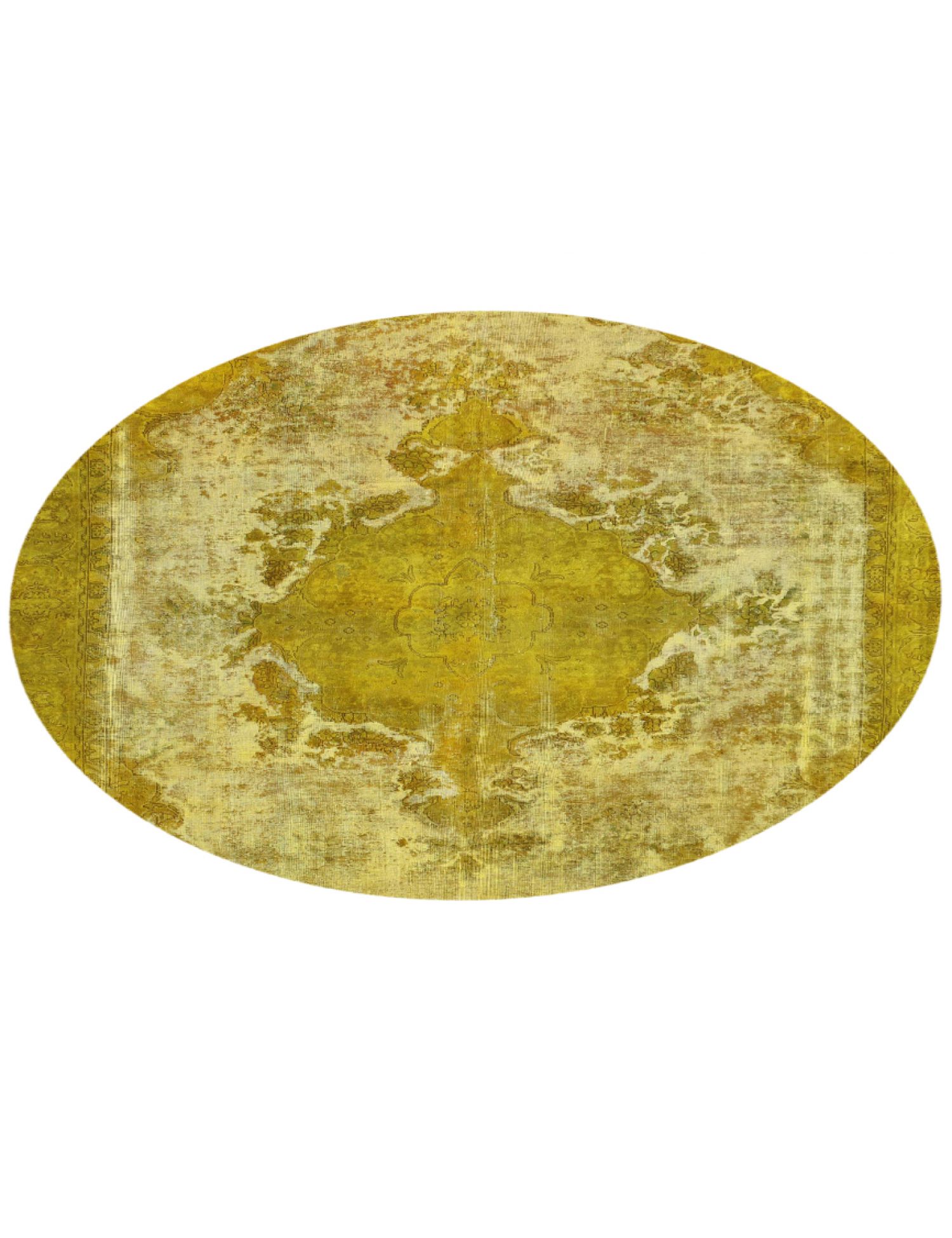 Tappeto Vintage  giallo <br/>264 x 264 cm