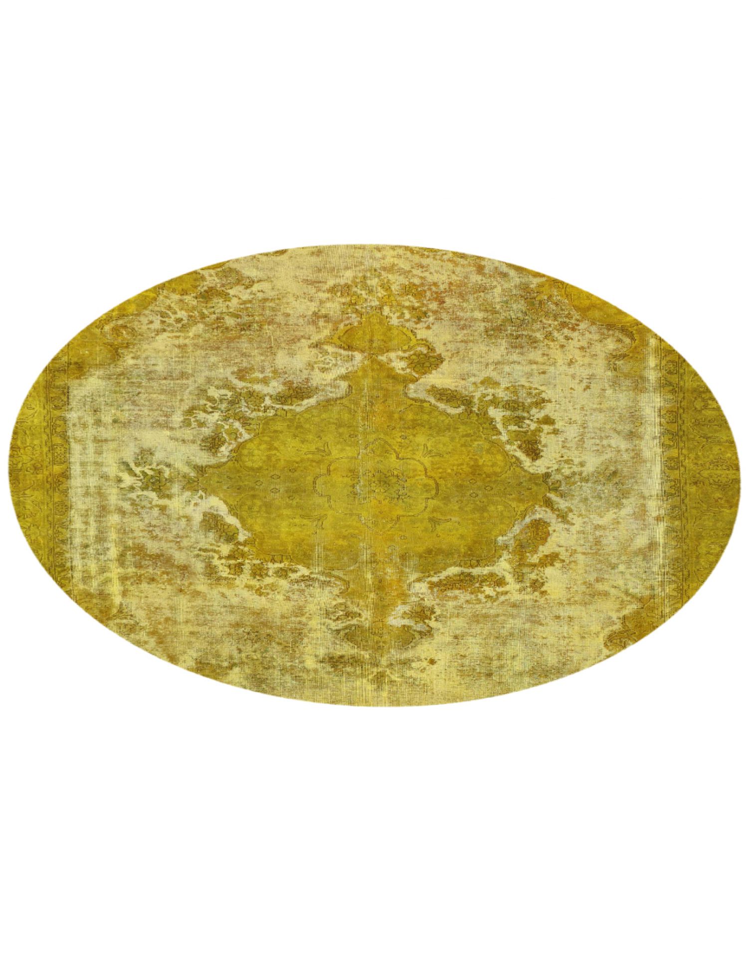 Tappeto Vintage  giallo <br/>264 x 264 cm