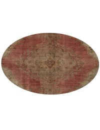 Röda Persien Stonewash  206 x 206 cm