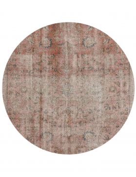 Round Retro Rug  beige  <br/>228 x 228 cm