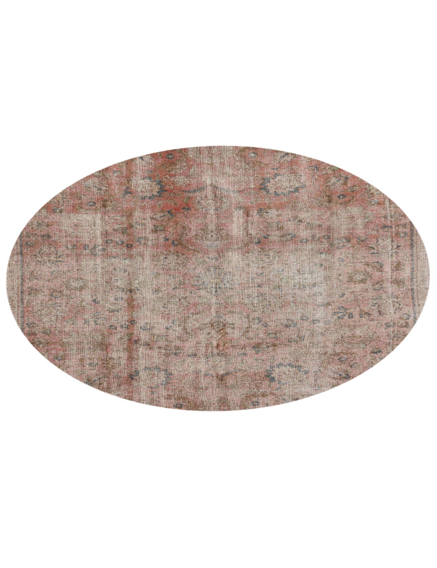 Rund Retro Perserteppich  beige <br/>228 x 228 cm