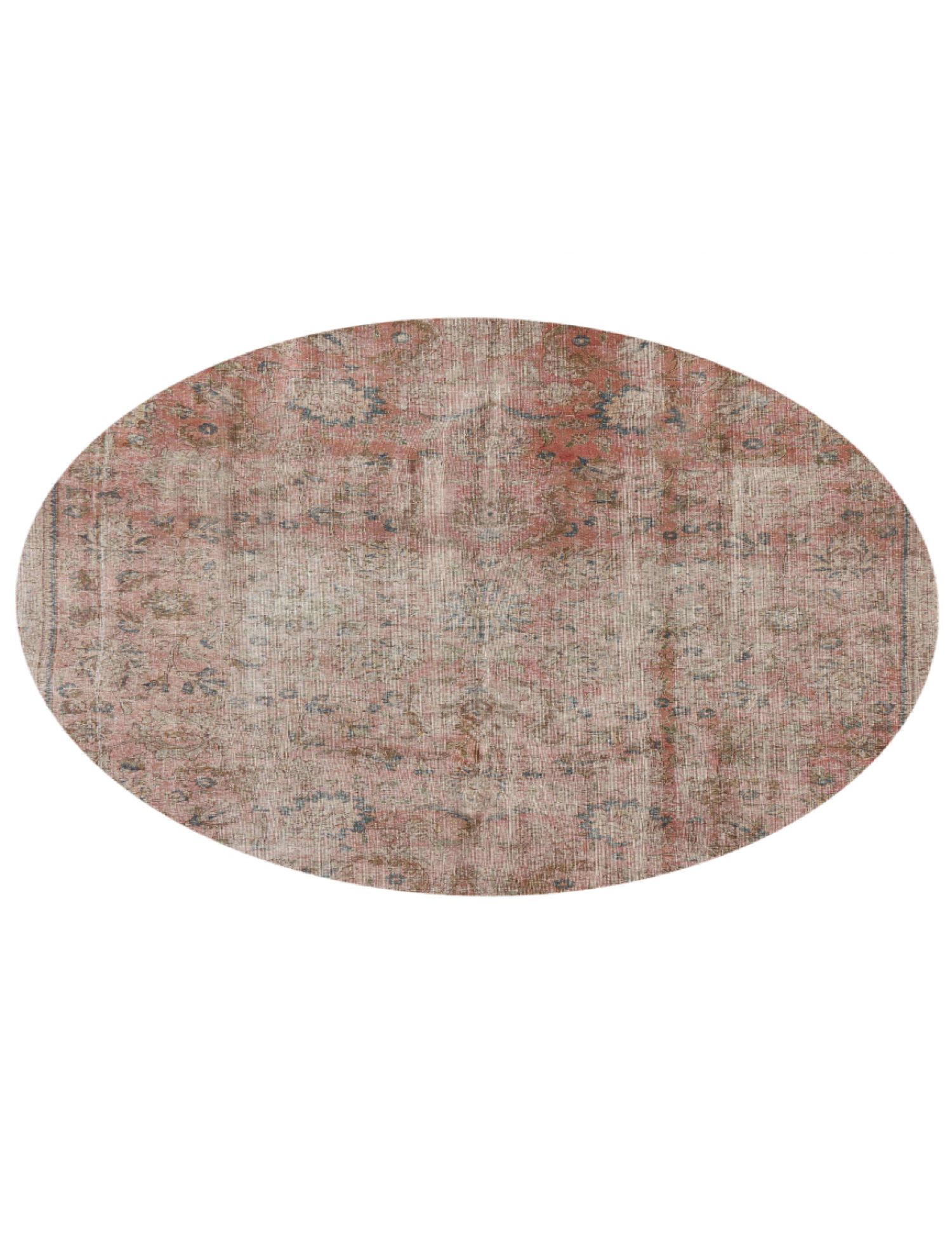 Rund Retro Perserteppich  beige <br/>228 x 228 cm