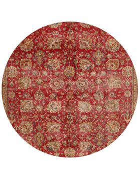 Round Retro Rug  beige  <br/>224 x 224 cm