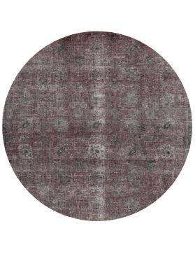 Round Stonewash  purple  <br/>232 x 232 cm