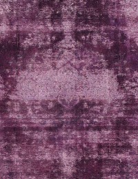 Púrpura Persa Alfombra persa vintage 215 x 215 cm - view 1
