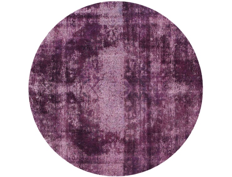 Lila Persien Persischer Vintage Teppich  215 x 215 cm