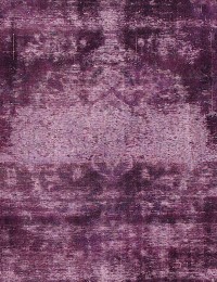 Lila Persien Persischer Vintage Teppich  215 x 215 cm