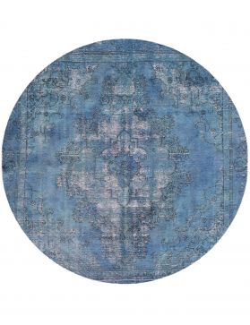 Rund  Vintage Teppich  blau <br/>260 x 260 cm