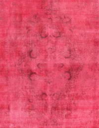 Rouge Persan Tapis Persan vintage 265 x 265 cm - view 1