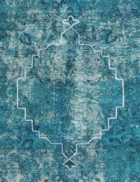 Turkis Persien Persisk Vintagetæppe 235 x 235 cm - view 1