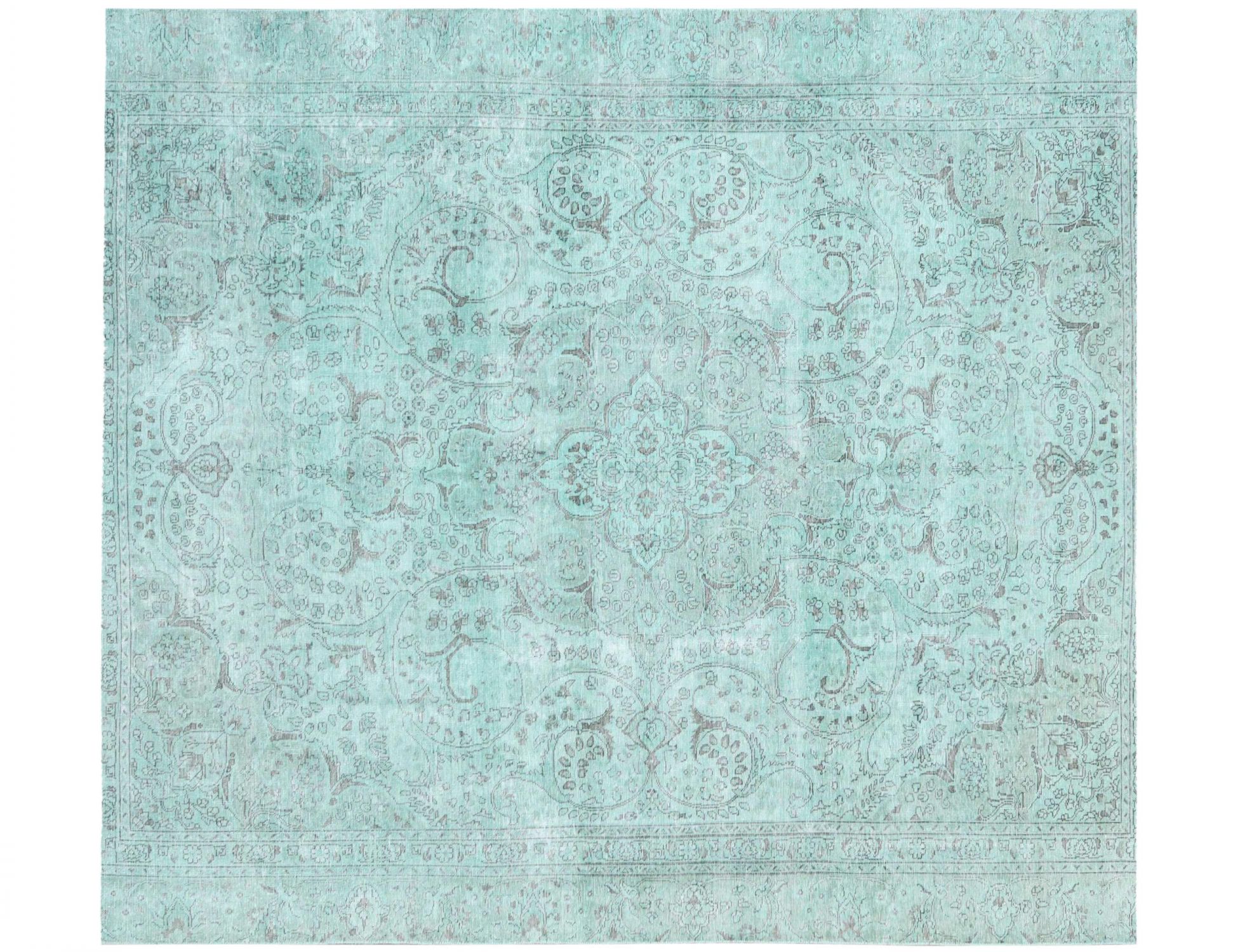 Tappeto Vintage  verde <br/>219 x 219 cm