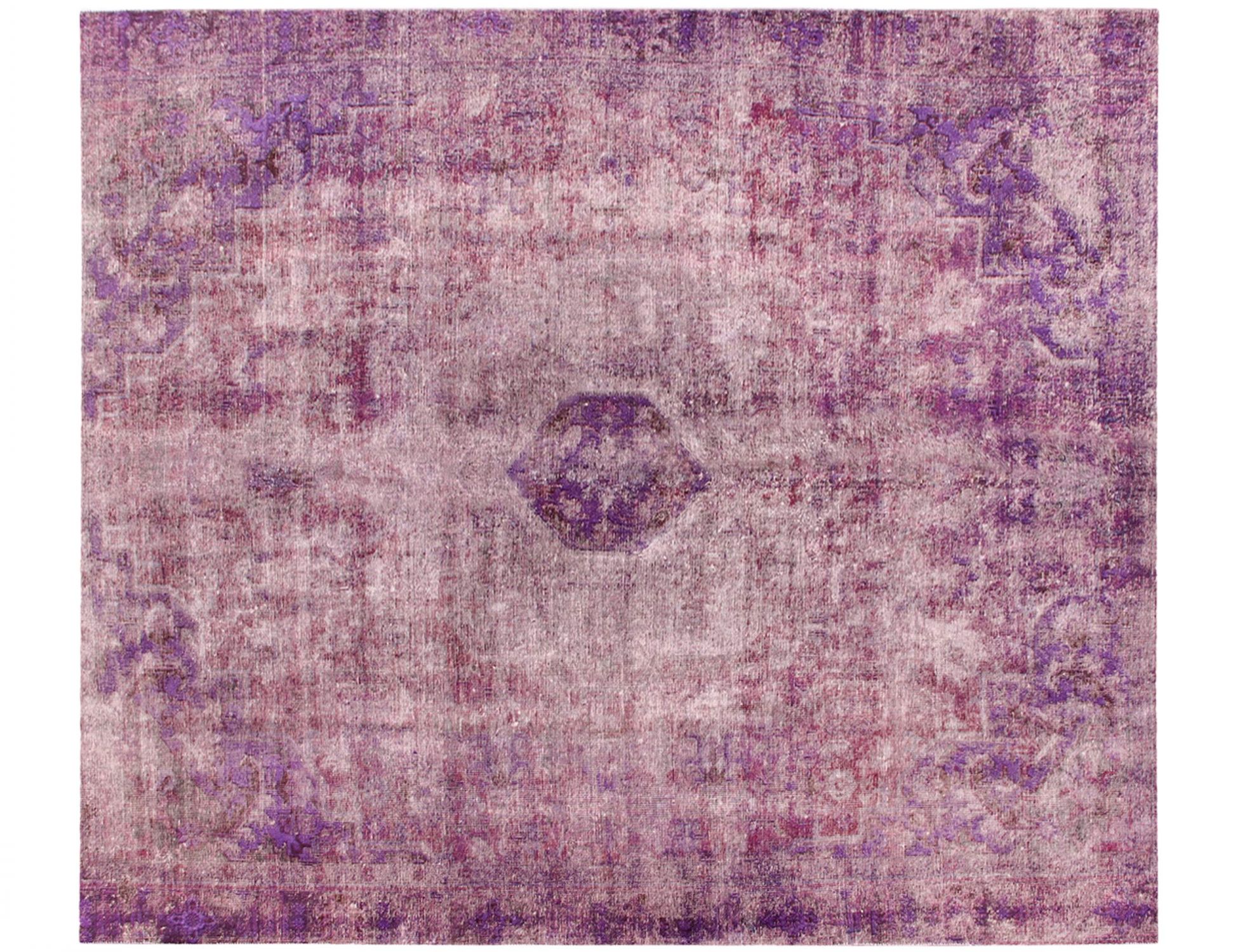 Persischer Vintage Teppich  lila <br/>320 x 275 cm