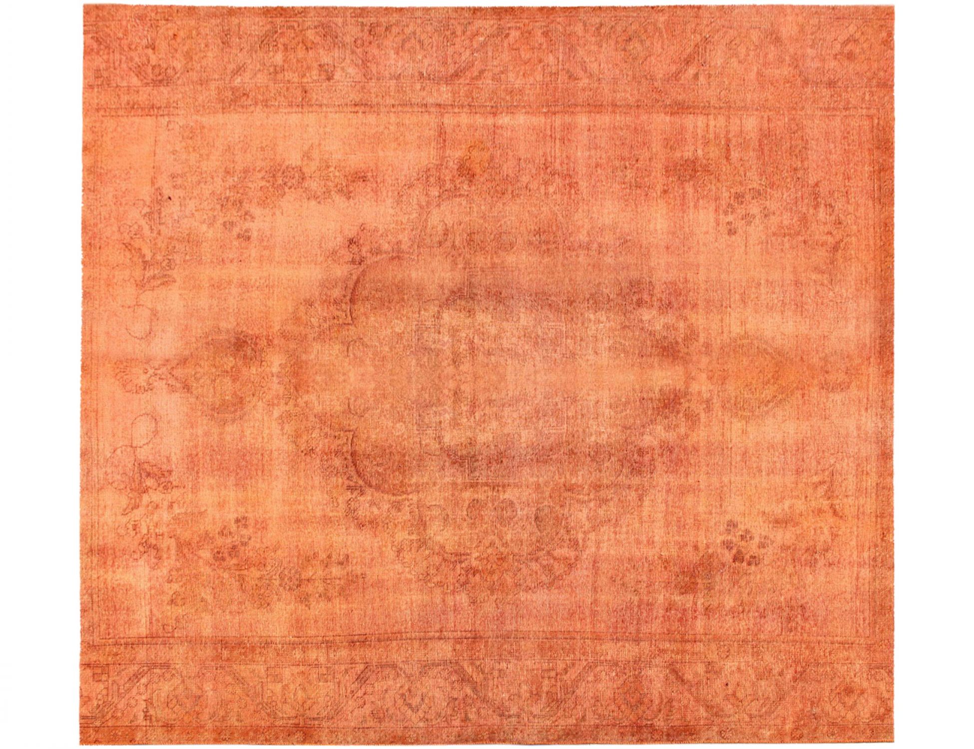 Tappeto vintage persiano  arancione <br/>285 x 285 cm