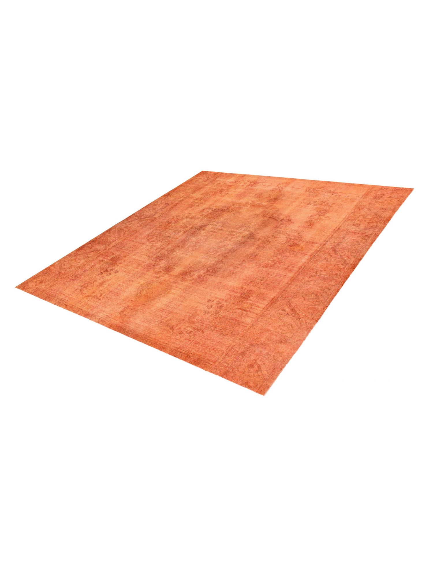 Persischer Vintage Teppich  orange <br/>285 x 285 cm