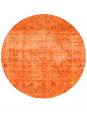 Round  Vintage Carpet  orange  <br/>230 x 230 cm