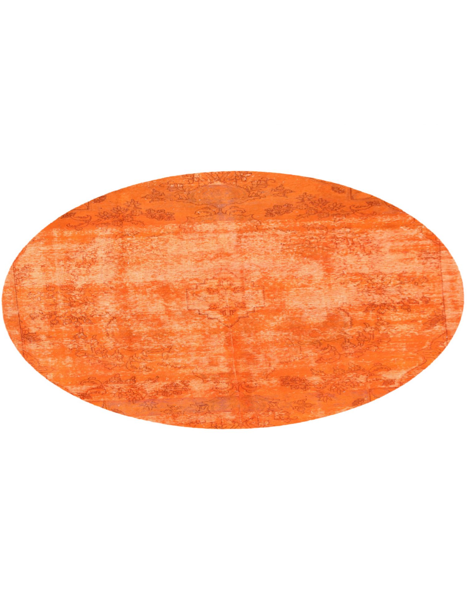 Persischer Vintage Teppich  orange <br/>230 x 230 cm