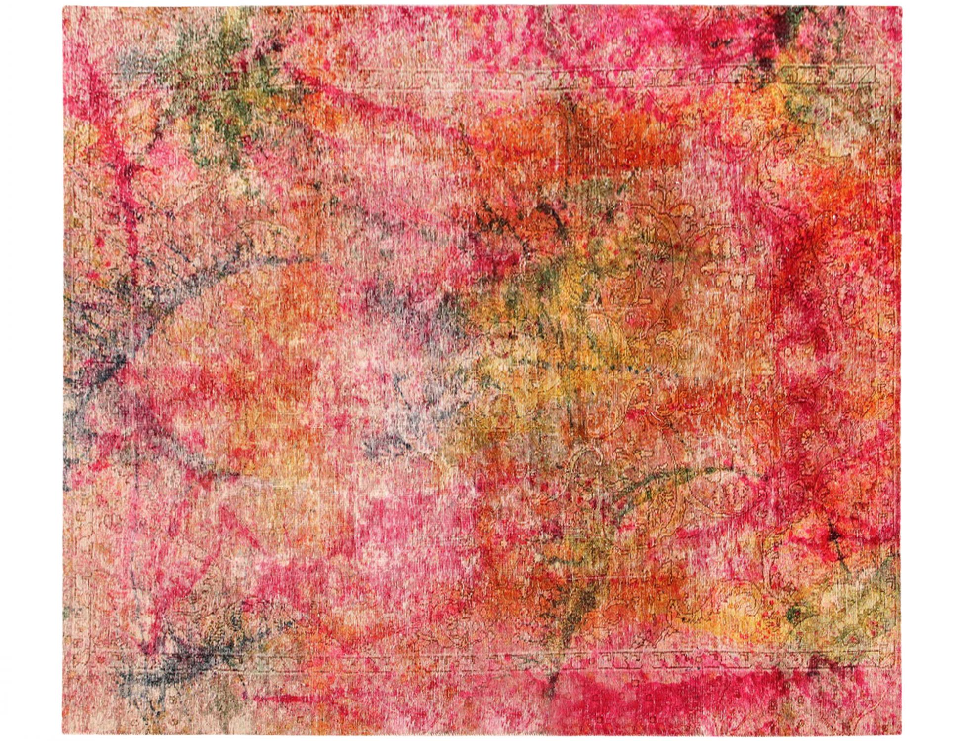 Persischer Vintage Teppich  mehrfarbig <br/>250 x 200 cm