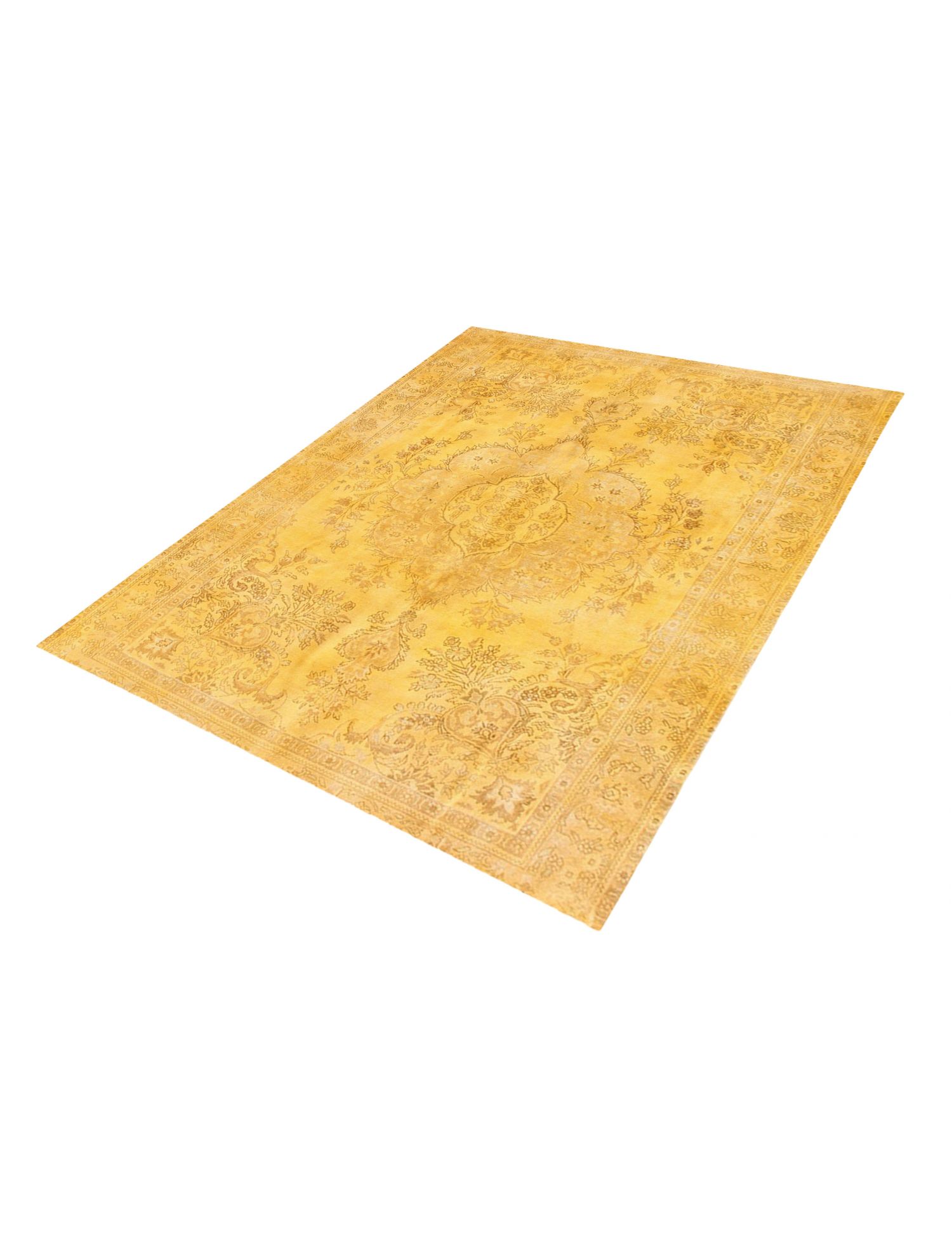 Persischer Vintage Teppich  gelb <br/>340 x 290 cm