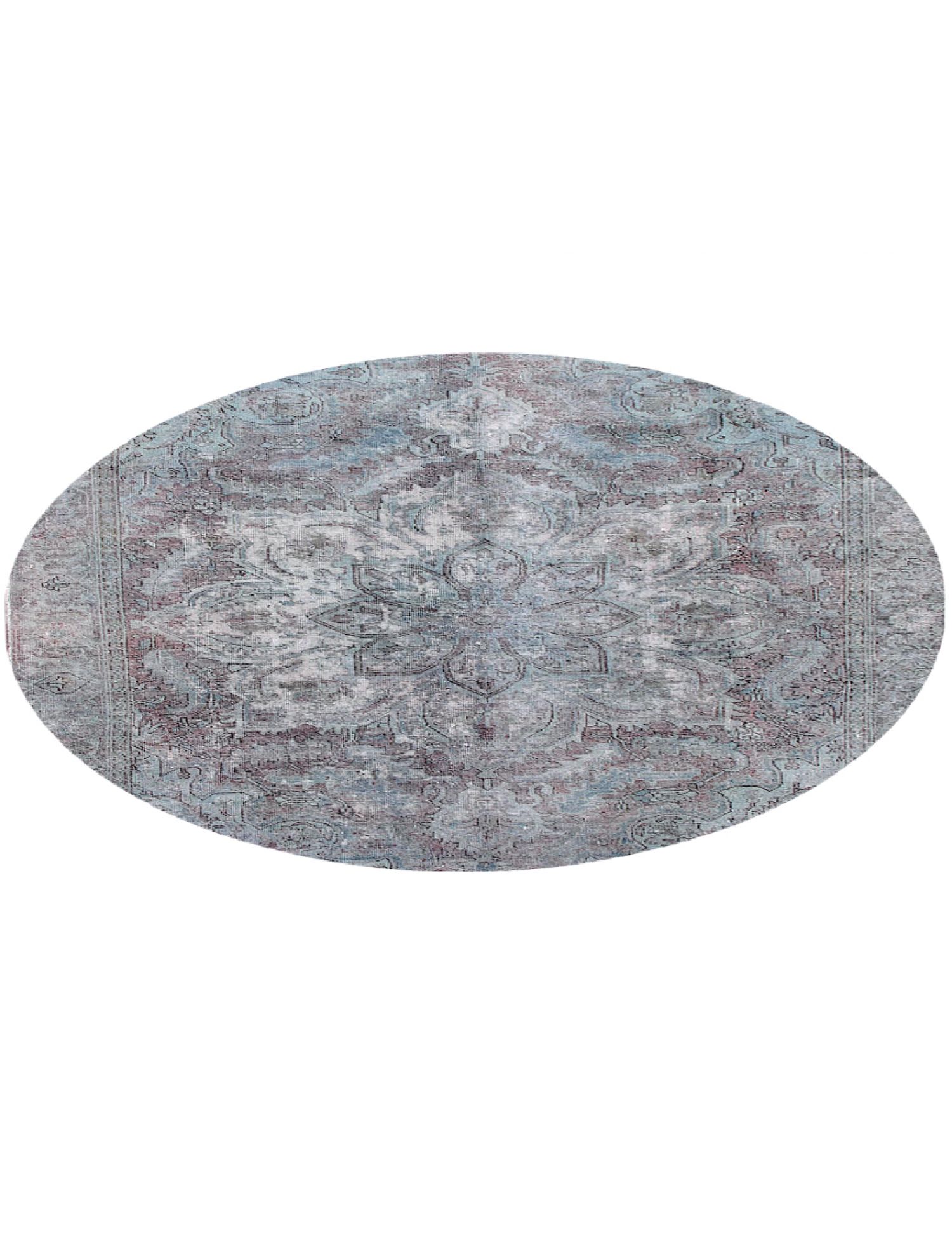 Persischer Vintage Teppich  türkis <br/>235 x 235 cm