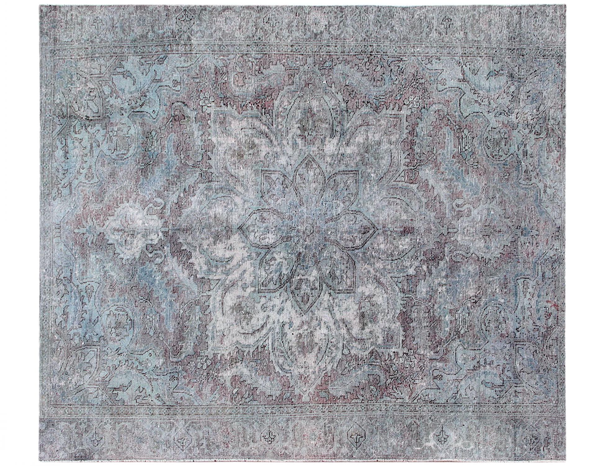 Persischer Vintage Teppich  türkis <br/>290 x 235 cm