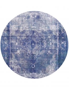 Persischer Vintage Teppich 300 x 300 blau