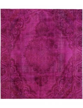 Alfombra persa vintage 265 x 265 púrpura