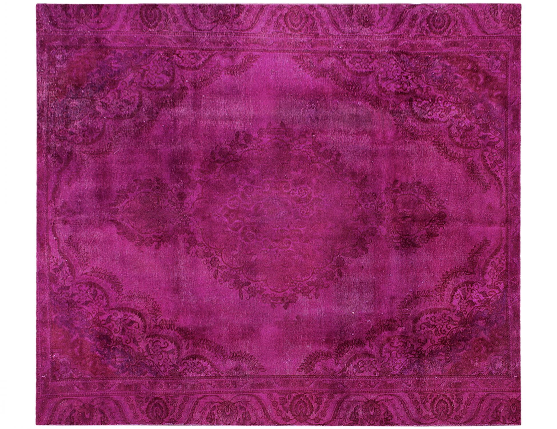 Persischer Vintage Teppich  lila <br/>300 x 265 cm