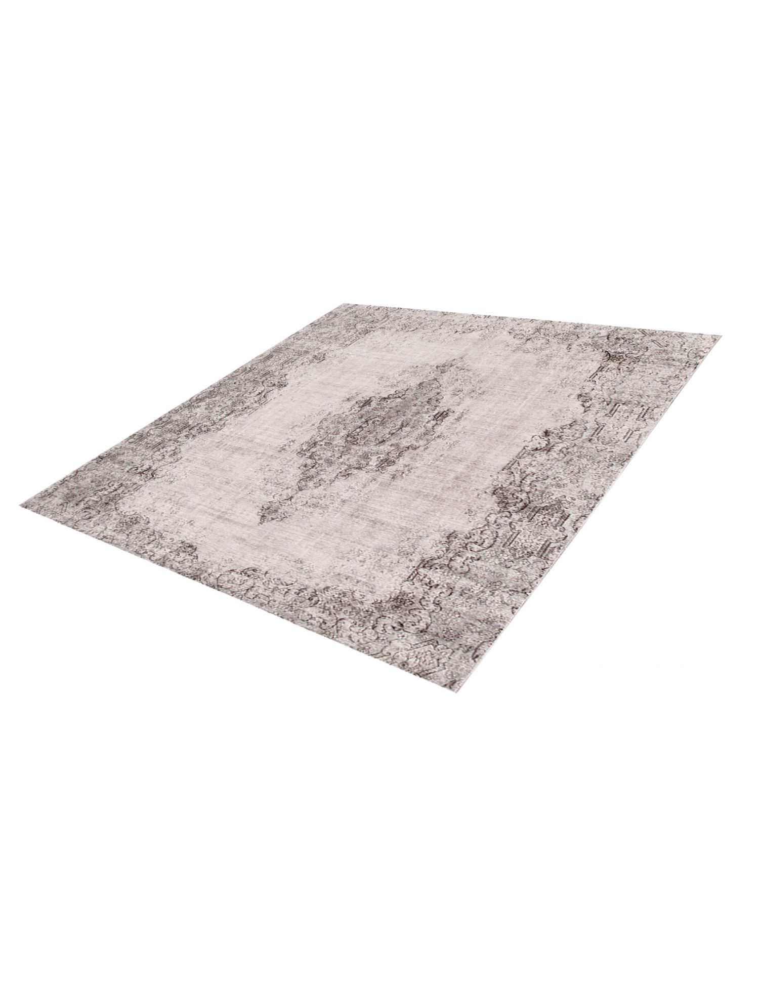 Persischer Vintage Teppich  grau <br/>295 x 295 cm