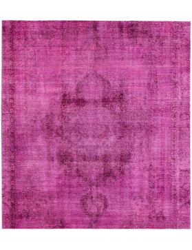 Persischer Vintage Teppich 225 x 225 lila