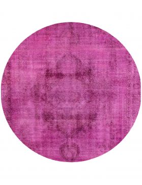 Alfombra persa vintage 225 x 225 púrpura