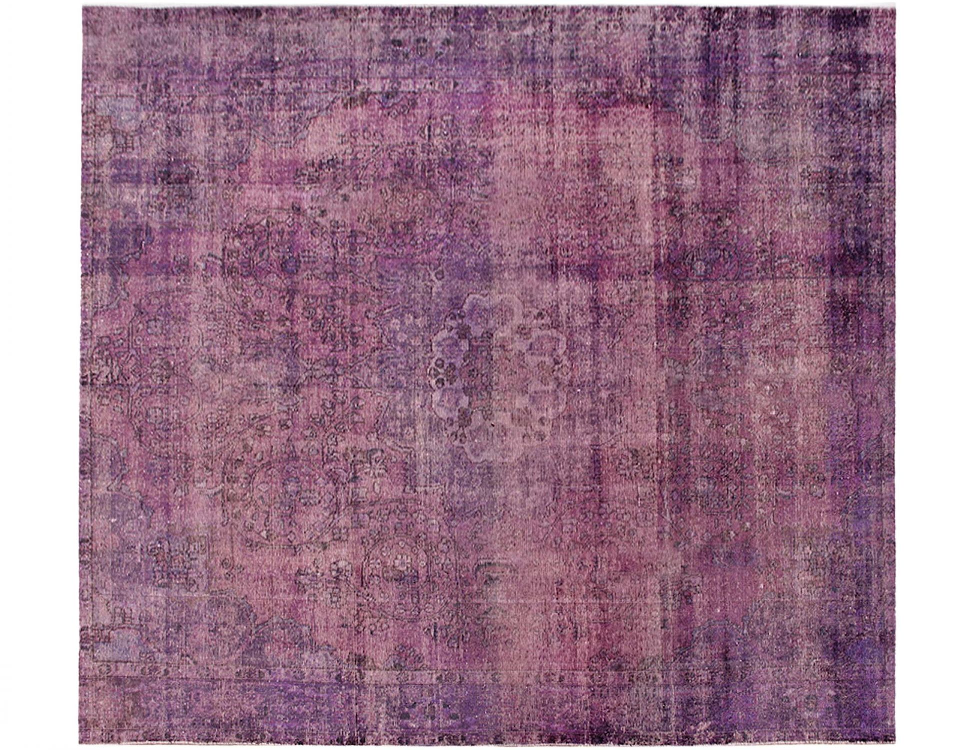 Persisk vintage matta  lila <br/>285 x 285 cm