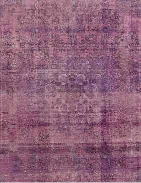 Lila Persien Persischer Vintage Teppich 285 x 285 cm - view 1