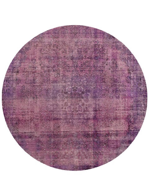 Lila Persien Persischer Vintage Teppich 285 x 285 cm