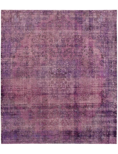 Lila Persien Persischer Vintage Teppich 330 x 285 cm