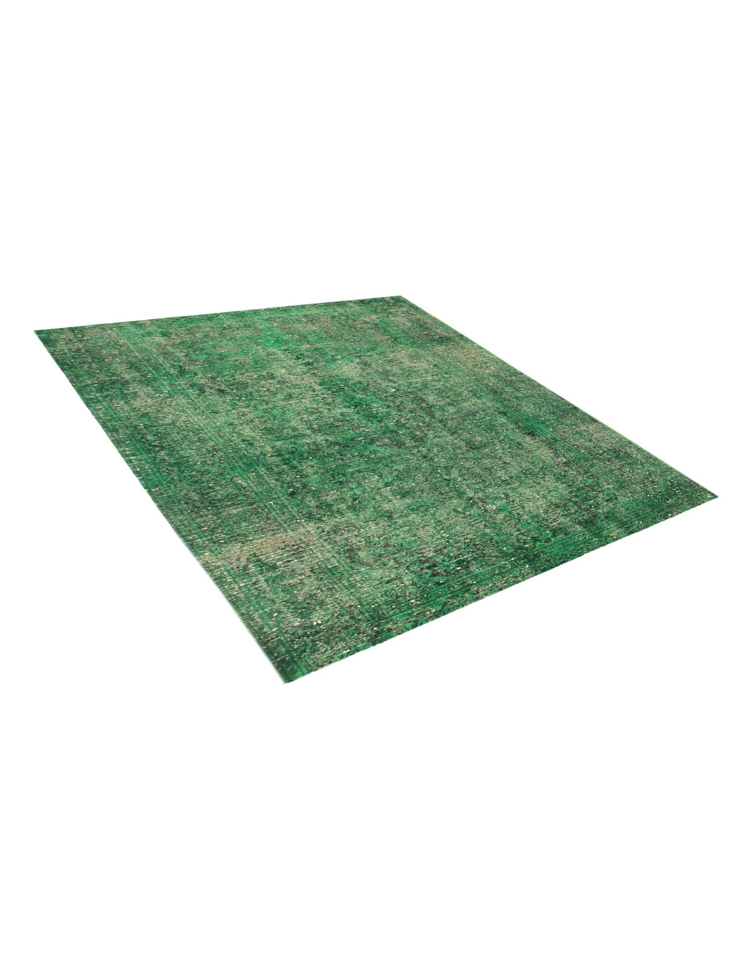 Persischer Vintage Teppich  grün <br/>195 x 195 cm
