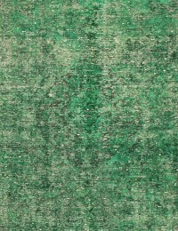 Groen Perzië Perzisch Vintage Tapijt 195 x 195 cm - view 1