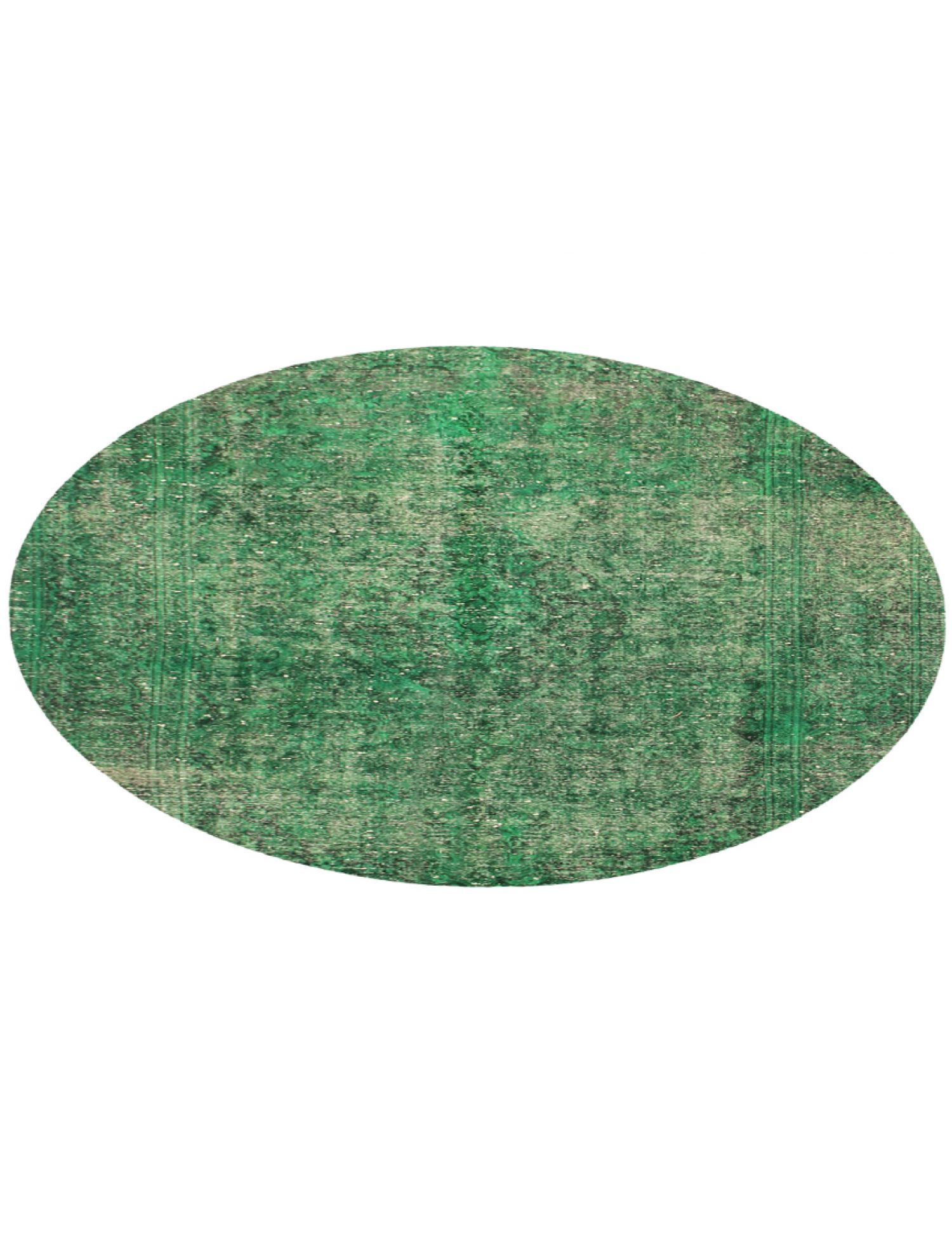 Persischer Vintage Teppich  grün <br/>195 x 195 cm