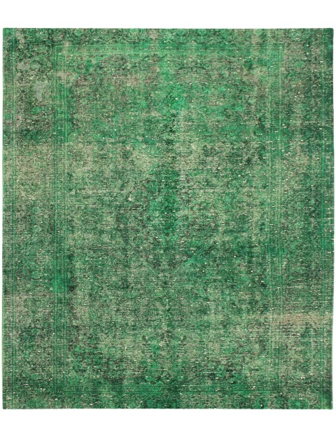 Grün Persien Persischer Vintage Teppich 250 x 195 cm